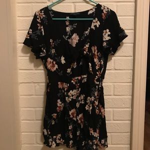 American Eagle Floral Romper